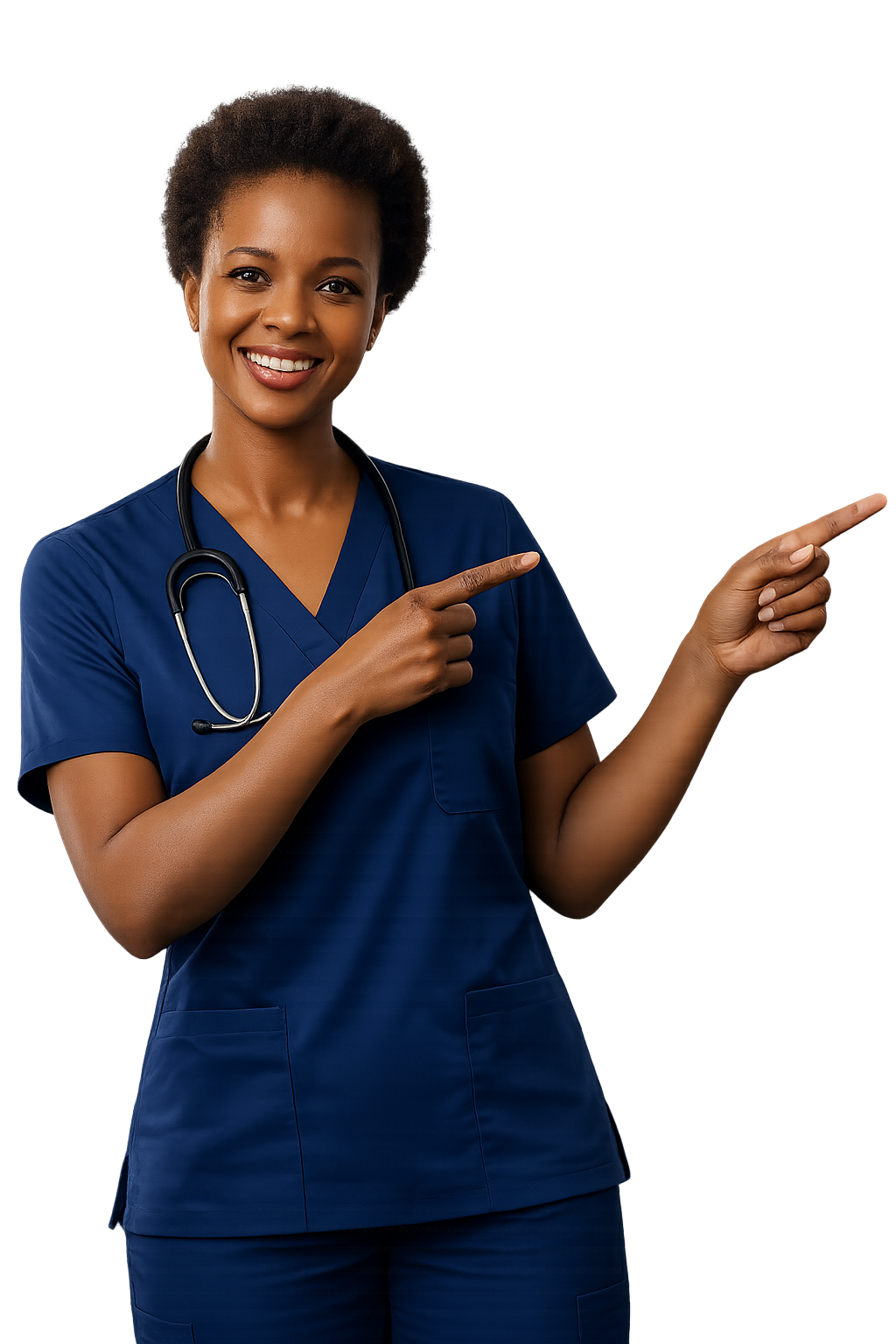 Healthcare professional ready to help